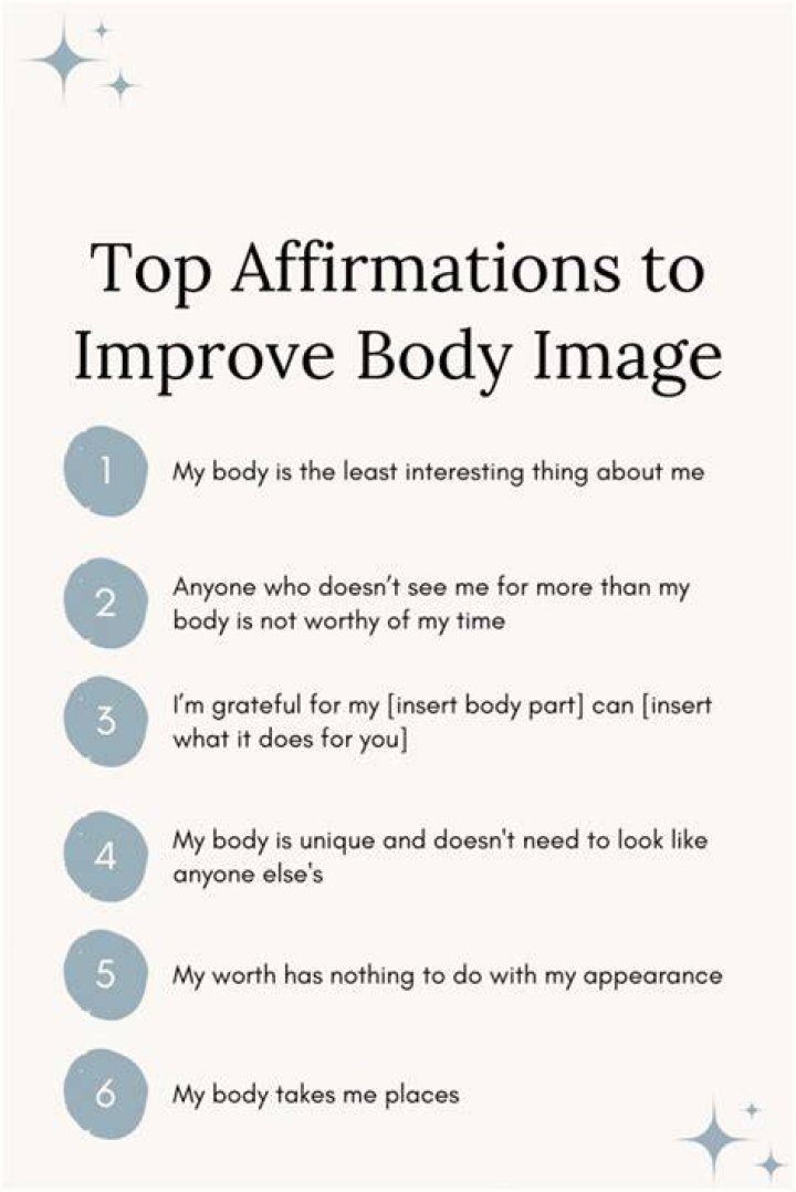 20 Body Positive Affirmations That Could Help Change Your Perception
