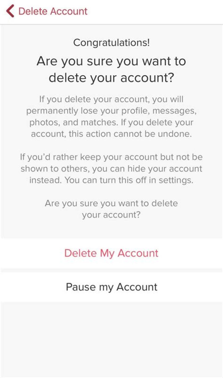 How To Delete Your Tinder Account (& Pause Or Hide It)